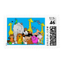 Happy Animals postage by pollop Happy Animals postage