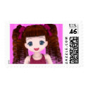 Happy Anime postage by megakawaii Happy Anime postage