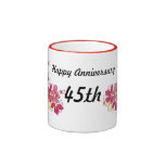 Happy Anniversary 45th Mug