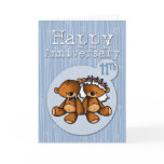 happy anniversary bears - 11 year cards