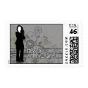 happy anniversary : business silhouette postage by occasionINVASION happy anniversary : business silhouette postage