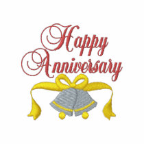 Happy Anniversary embroidered shirts by ZazzleEmbroidery Happy Anniversary embroidered shirts
