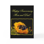 happy anniversary boxer greeting card, happy,