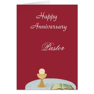 Pastor Anniversary Cards | Zazzle