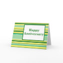 Happy Anniversary : Striped : cards by occasionINVASION Happy Anniversary : Striped : cards