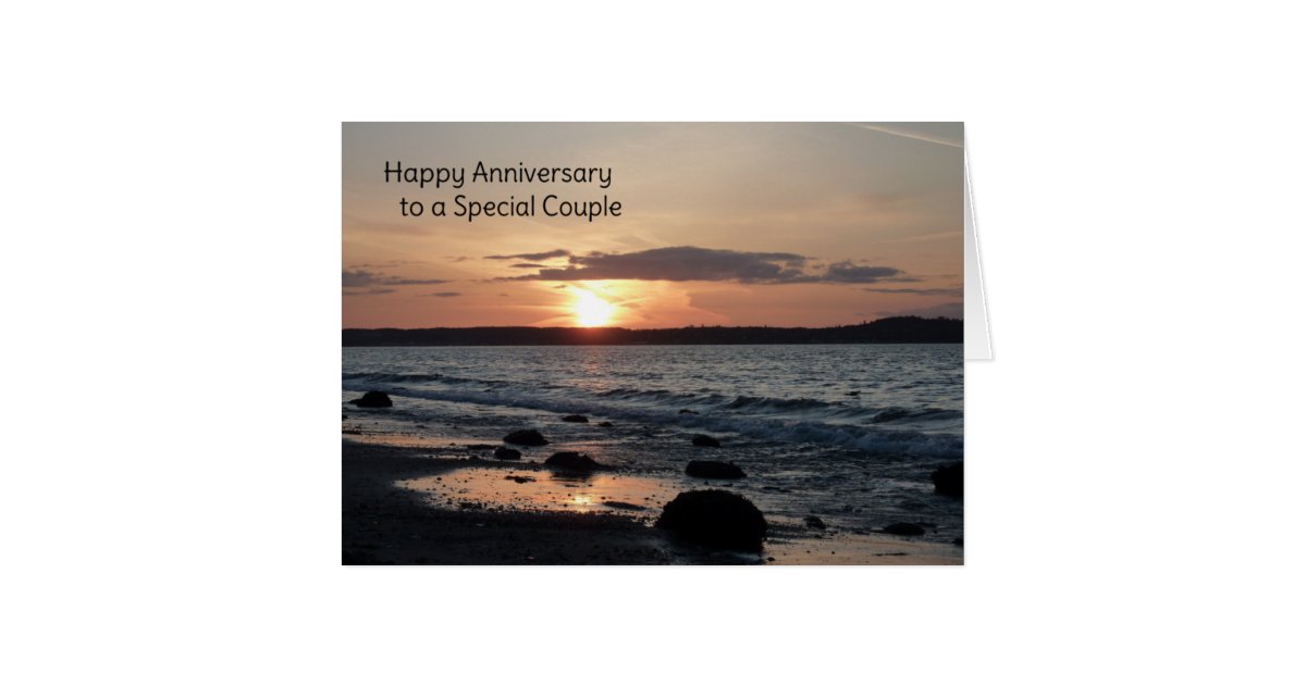 Happy Anniversary to a Special Couple Card | Zazzle