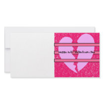 Happy Anti-Valentine's Day Photocard Personalized Photo Card