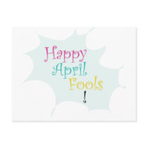 Happy April Fool's Postcard