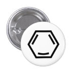 Happy Arene (single, black) Pin