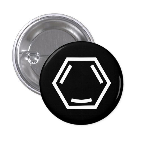 Happy Arene (single, white) Buttons