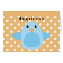 Happy as a Bluebird Greeting Cards