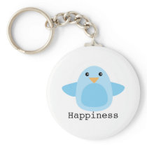 Happy as a Bluebird Keychains