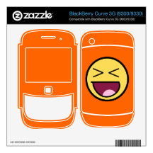 Happy Awesome Face BlackBerry Curve Skin