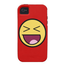 Happy Awesome Face Case-Mate Tough™ iPhone 4 Case