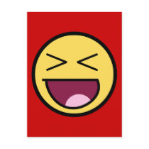 Happy Awesome Face Postcard