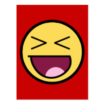 Happy Awesome Face Postcard