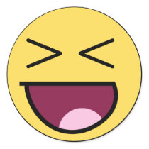Happy Awesome Face Sticker