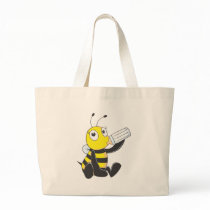Happy Baby Bee Drinking Milk Bag
