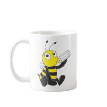 Happy Baby Bee Drinking Milk Mugs