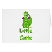 Happy Baby Green Dragon Purple Wings Little Cutie cards by animalacres Happy Baby Green Dragon Purple Wings Little Cutie cards