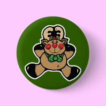 happy baby reindeer buttons