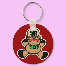 happy baby reindeer keychains