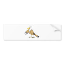 Happy Bald Eagle Bumper Sticker