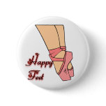 Happy Ballet Dance Feet Pins
