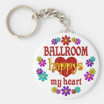 Happy Ballroom Keychains