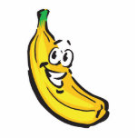happy banana photo sculpture
