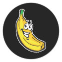 happy banana stickers by doonidesigns happy banana stickers