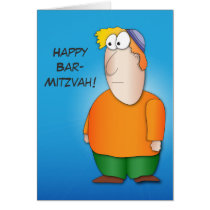 Happy bar mitzva greeting card cards