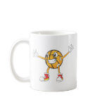 Happy Basketball Player in a Defense Position Mug