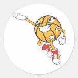 Happy Basketball Sticker