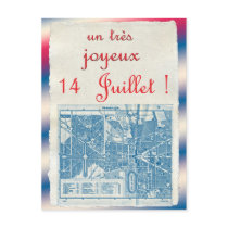 Happy Bastille Day Postcards