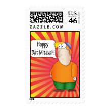 Happy Bat Mitzvahs Postage stamps