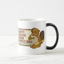 Happy Beaver Drinkware 2 mugs by wislander Happy Beaver Drinkware 2 mugs