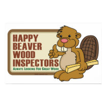 Happy Beaver Poster posters by wislander Happy Beaver Poster posters
