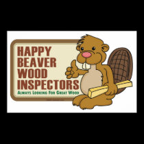 Happy Beaver Poster posters