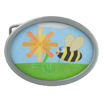 Happy Bee Belt Buckle