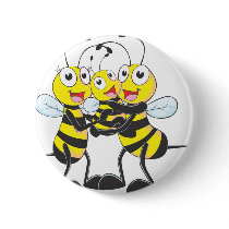 Happy Bee Family Pin
