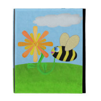 Happy Bee iPad Folio Case