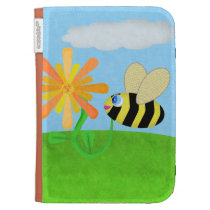 Happy Bee Kindle Folio Case