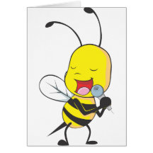 Happy Bee Singing Cards