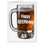 Happy BEERTHDAYBeer  Birthday card