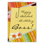 Happy belated birthday boss cards cards