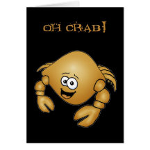 Happy belated birthday crab cards