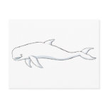 Happy Beluga Whale Post Cards