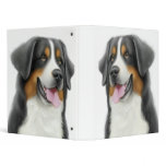 Happy Berner Bernese Mtn Dog Avery Binder