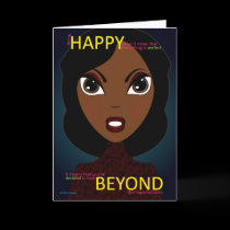 Happy Beyond Greeting Card